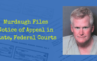 Murdaugh Files Notice of Appeal in State, Federal Courts