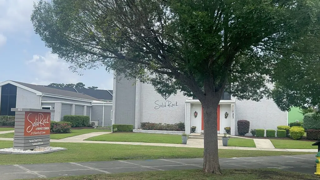 JP tells the congregation at Solid Rock Church about Mica’s death.