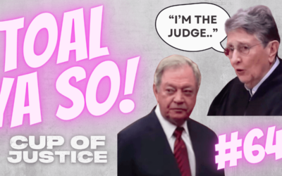COJ #64 – ‘Toal Ya So’ – A Great Day for Justice Toal: Alex Murdaugh’s Chances Of Getting A New Trial Just Got Deflated