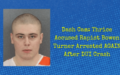 Dash Cam: Thrice Accused Rapist Bowen Turner Swears, Insults Cop Who Drives Him to Jail Following DUI Arrest